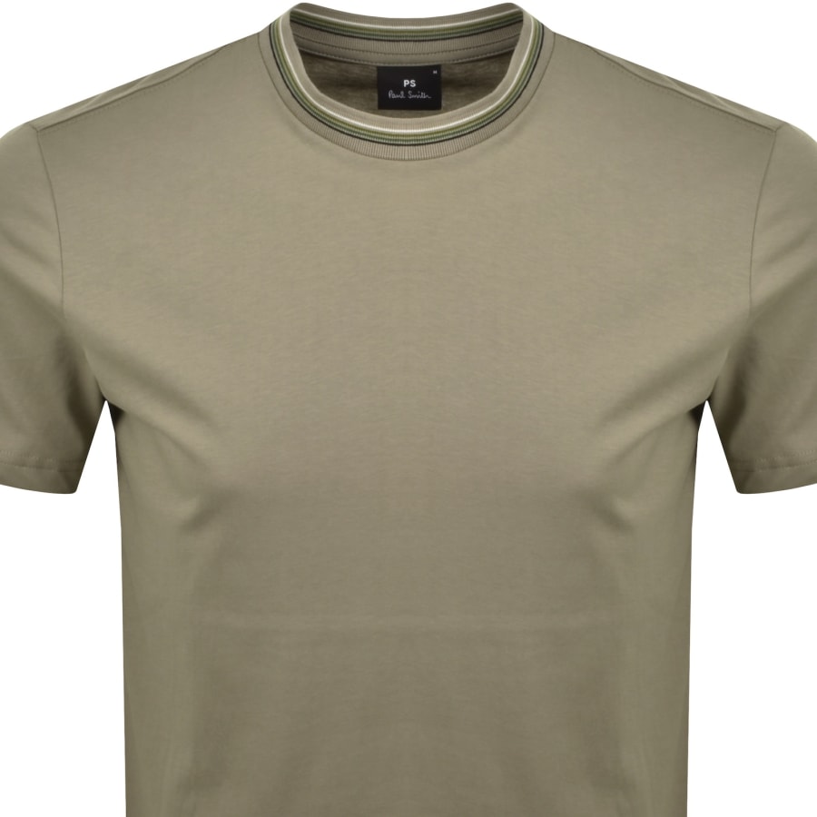 Image number 2 for Paul Smith Crew Neck T Shirt Khaki