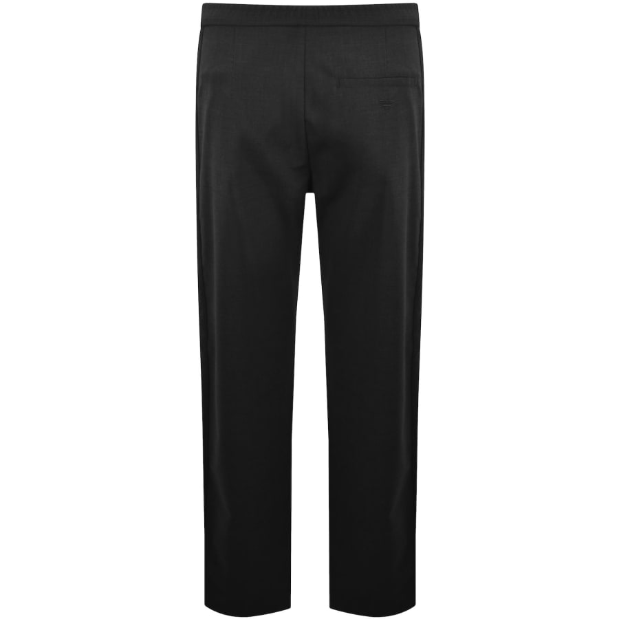 Image number 2 for Emporio Armani Wool Blend Trousers Grey