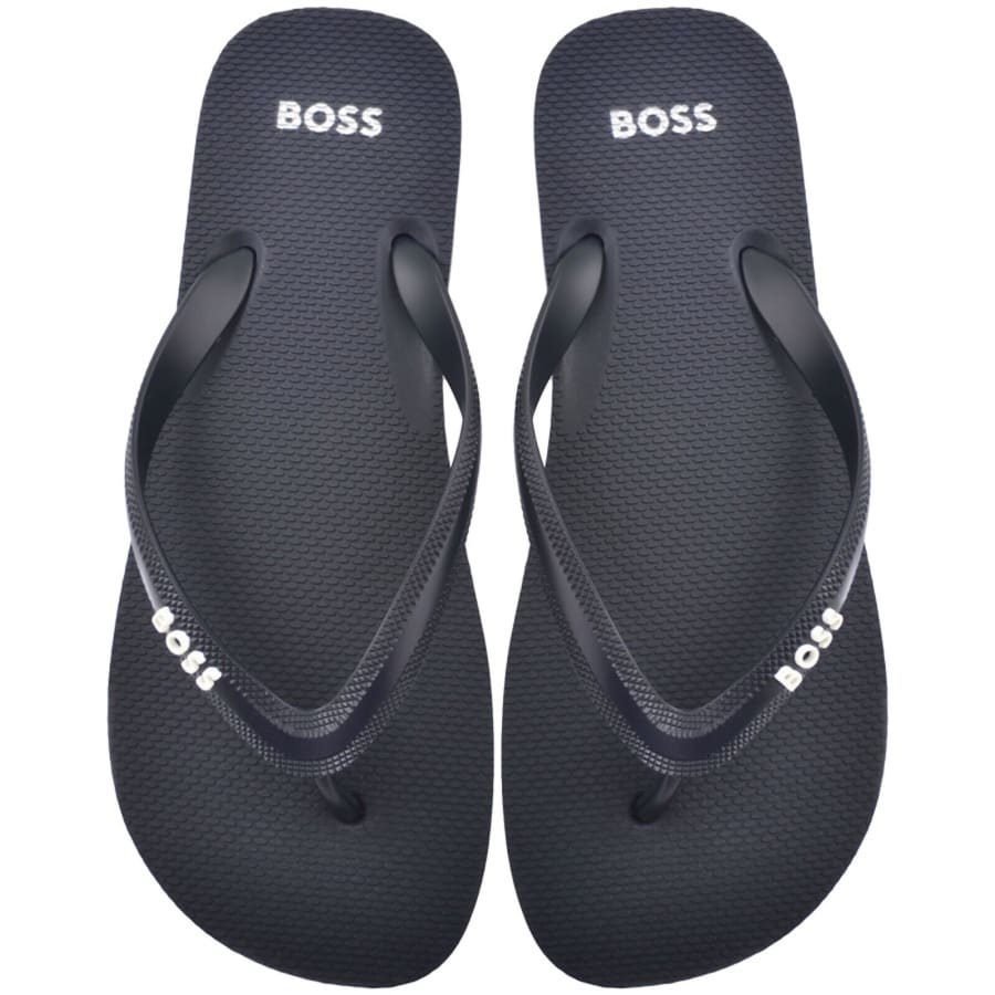 Image number 1 for BOSS Tracy Flip Flops Navy