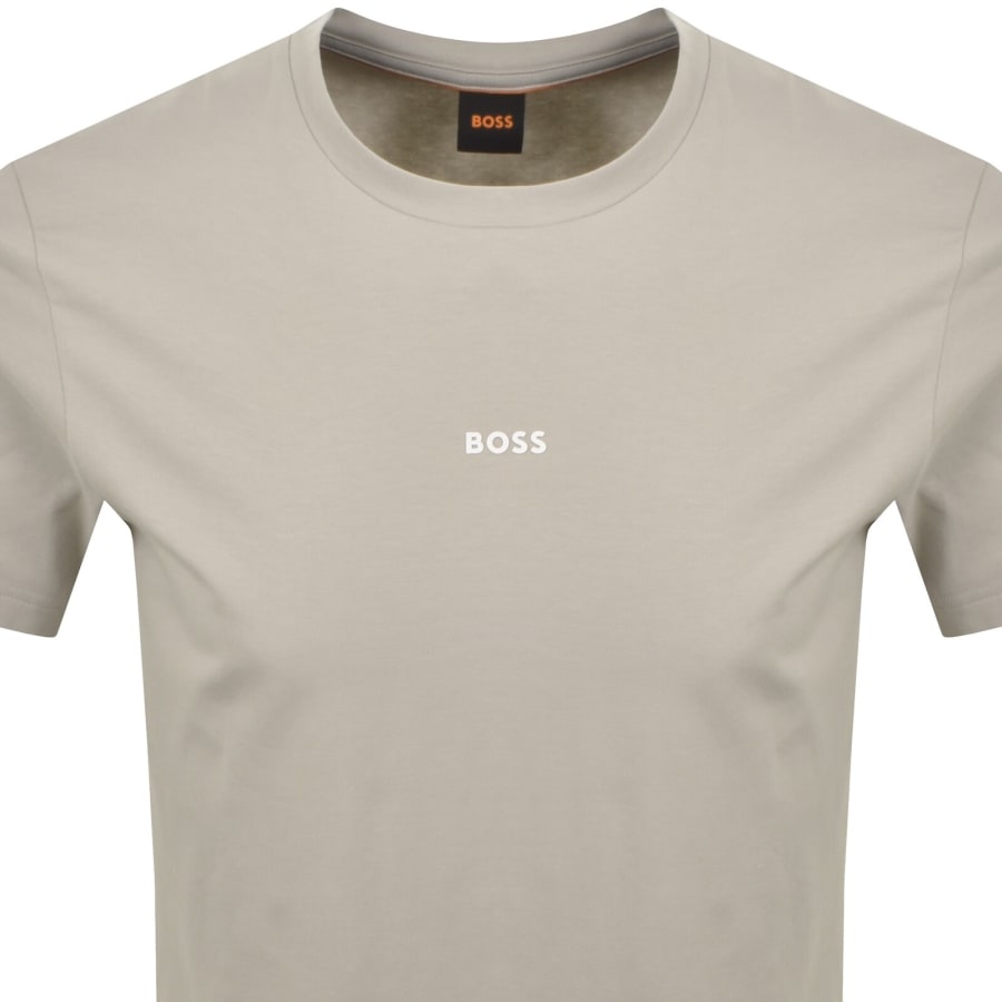 Image number 2 for BOSS TChup Logo T Shirt Grey