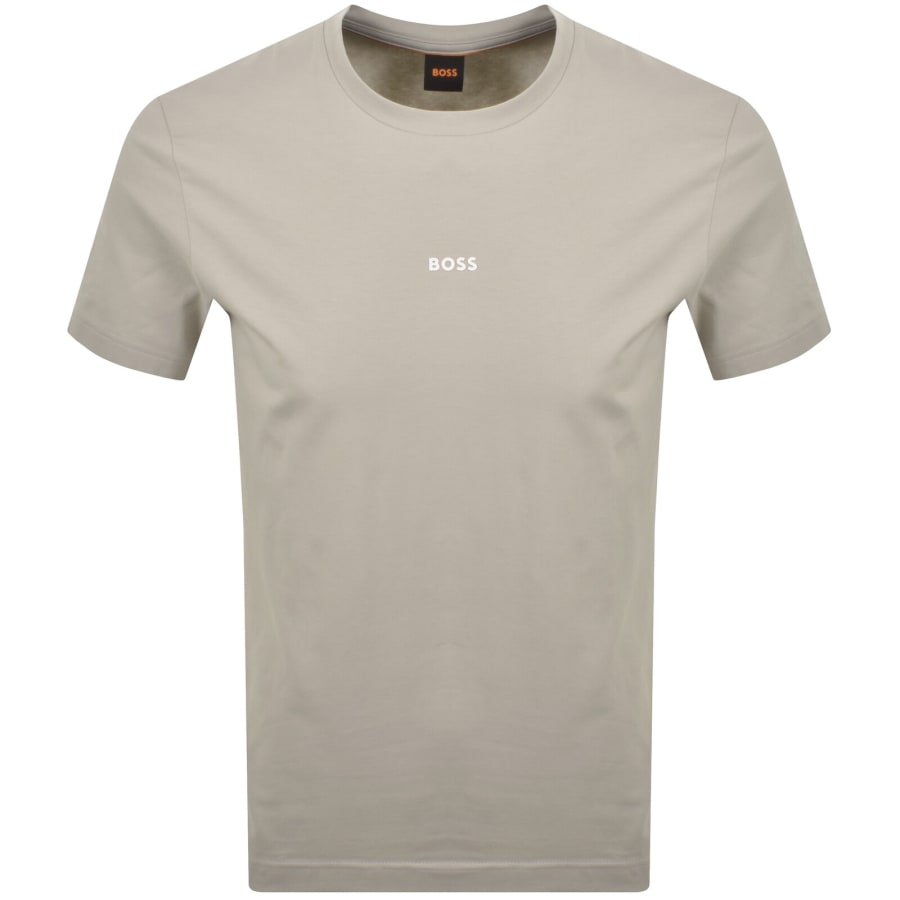 Image number 1 for BOSS TChup Logo T Shirt Grey