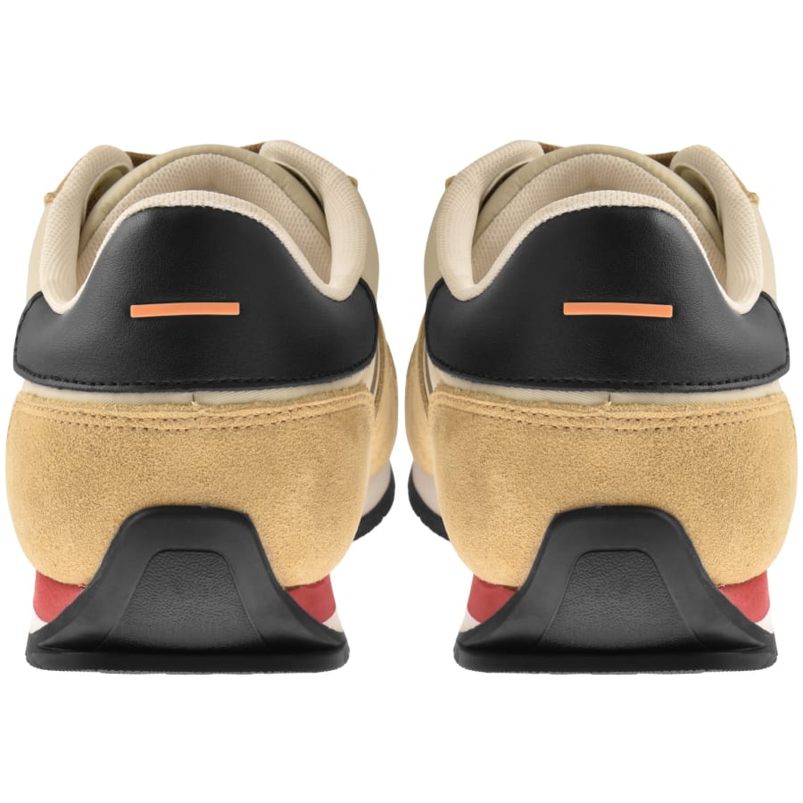 Image number 2 for BOSS Levon Runner Trainers Open Beige