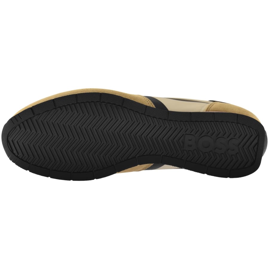 Image number 5 for BOSS Levon Runner Trainers Open Beige