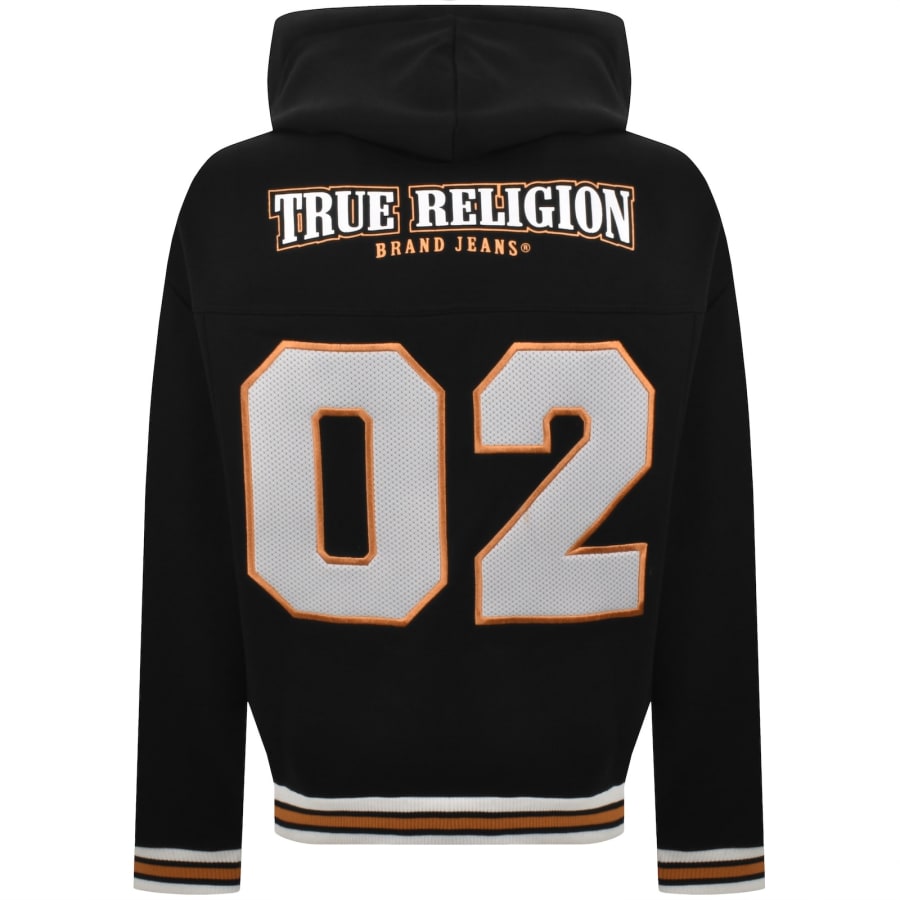 Image number 5 for True Religion Applique Full Zip Hoodie Black
