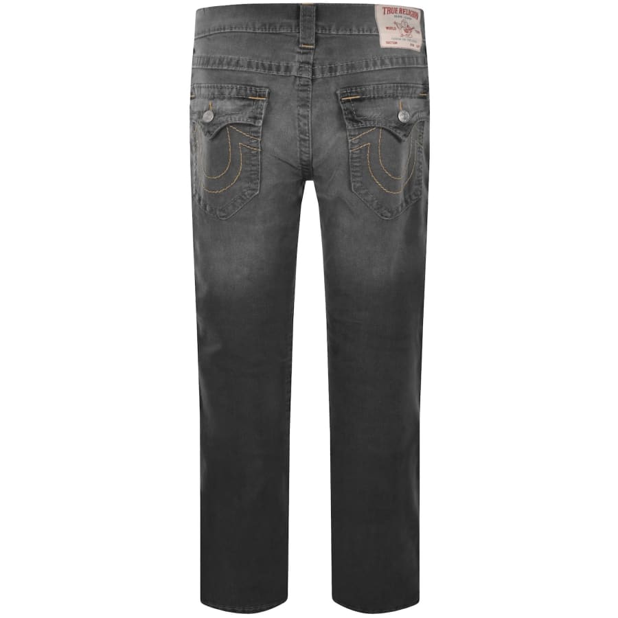 Image number 3 for True Religion Ricky Straight Jeans Grey