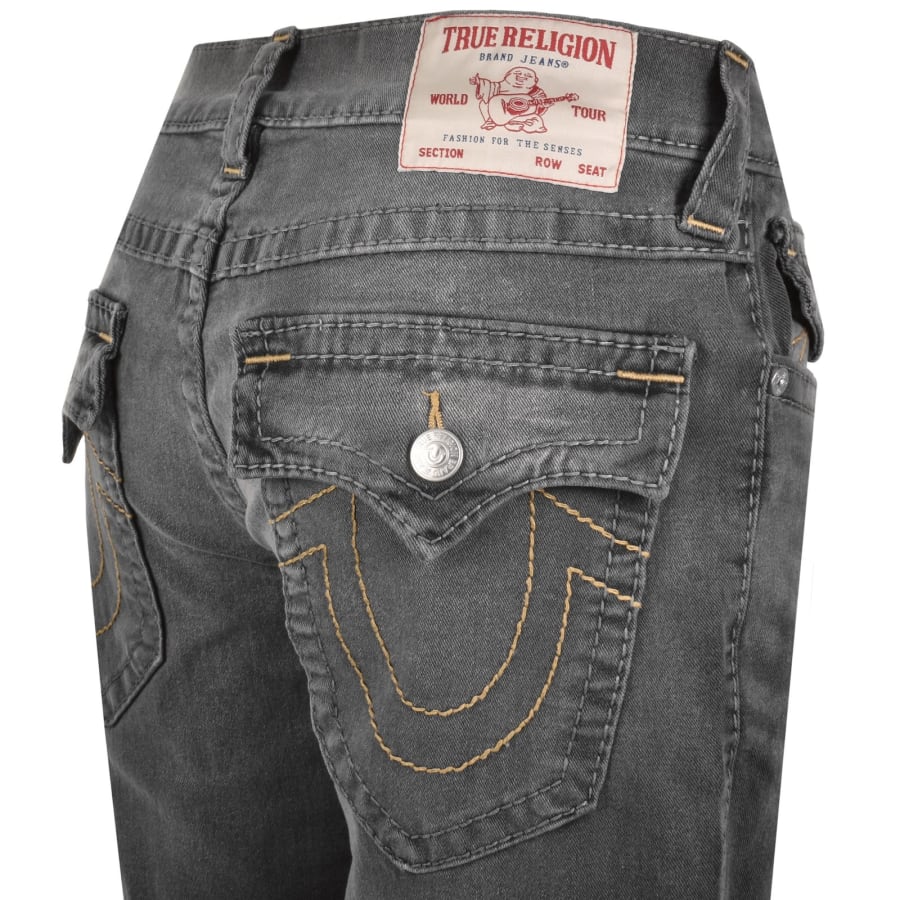 Image number 4 for True Religion Ricky Straight Jeans Grey