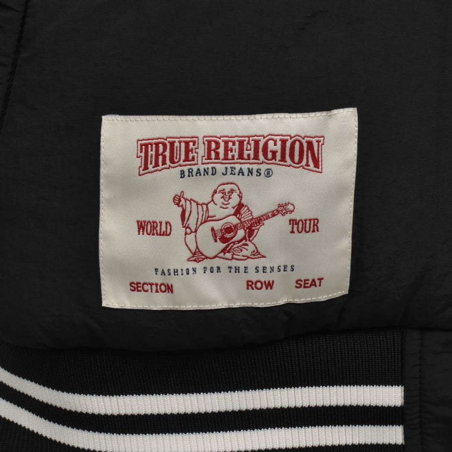 Image number 3 for True Religion Varsity Puffer Jacket Black