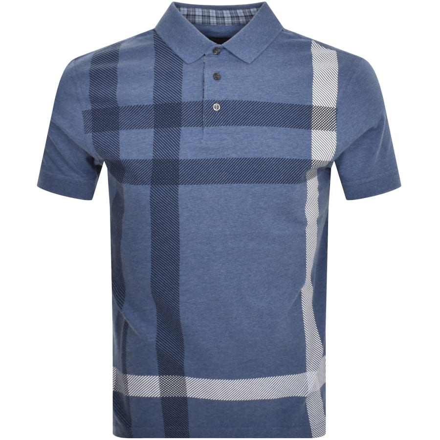 Image number 1 for Barbour Blaine Polo T Shirt Blue