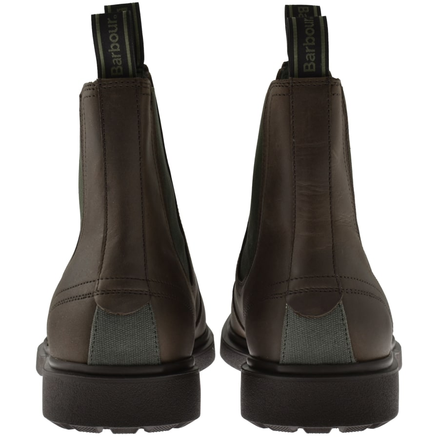 Image number 2 for Barbour Hale Chelsea Boots Brown