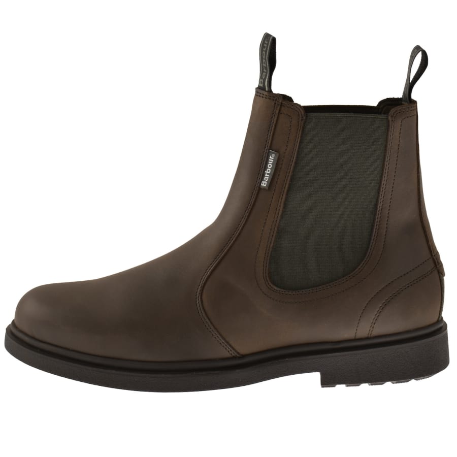 Image number 1 for Barbour Hale Chelsea Boots Brown