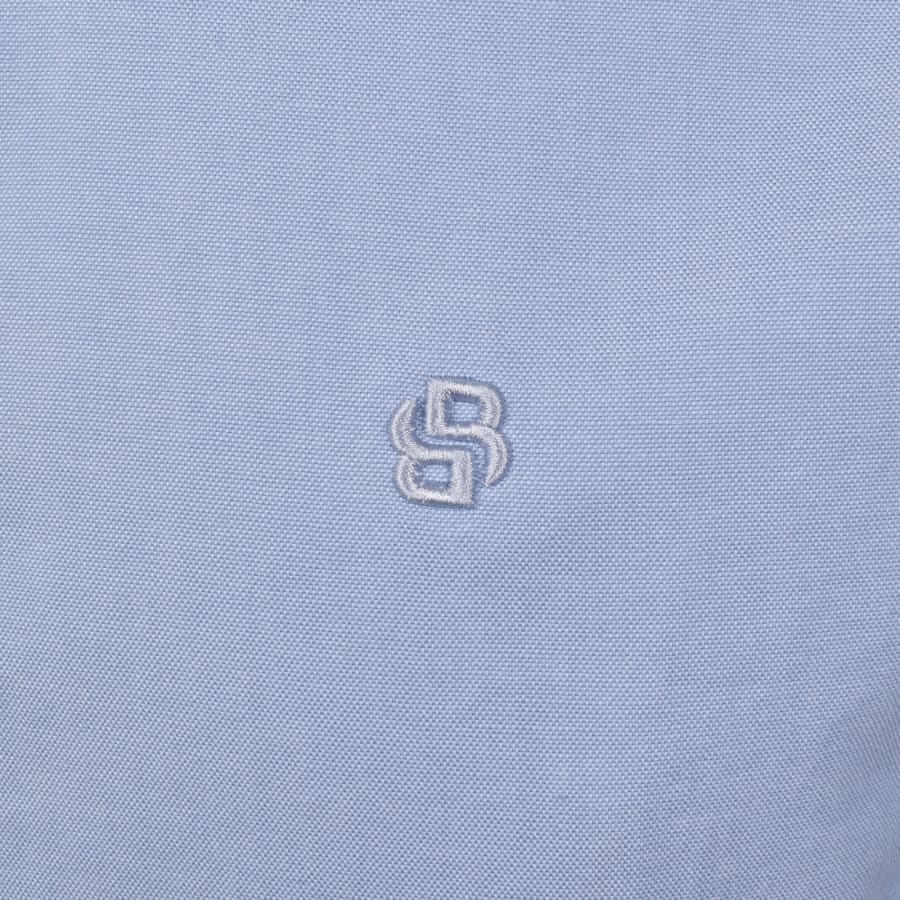 Image number 3 for BOSS H Liam Short Sleeve Shirt Light Blue
