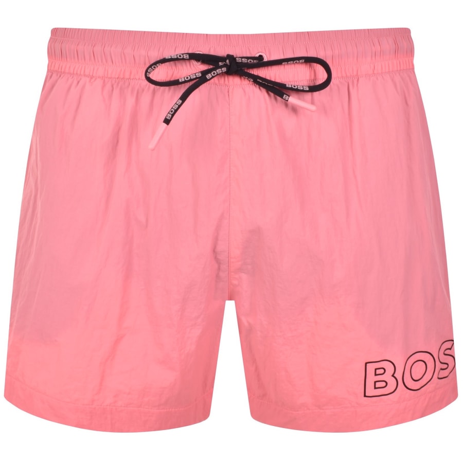 Image number 1 for BOSS Mooneye Swim Shorts Pink