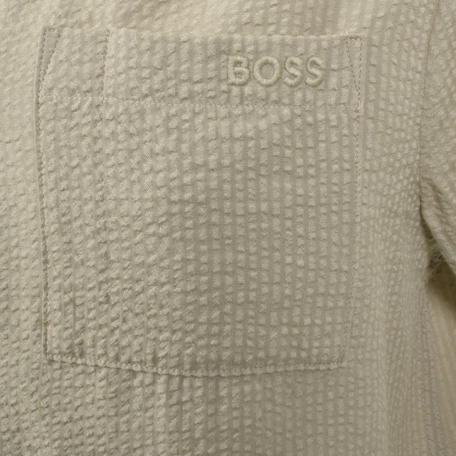 Image number 3 for BOSS Relax Beach Shirt Light Beige
