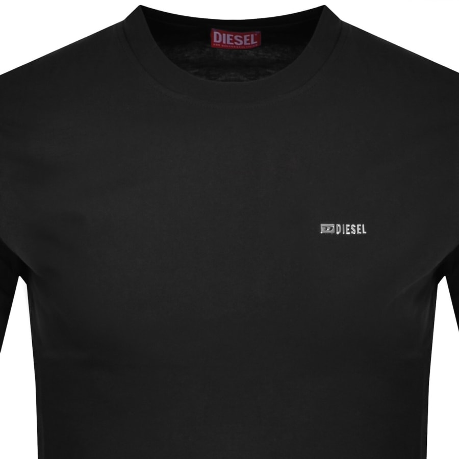 Image number 2 for Diesel T Adjust Met T Shirt Black