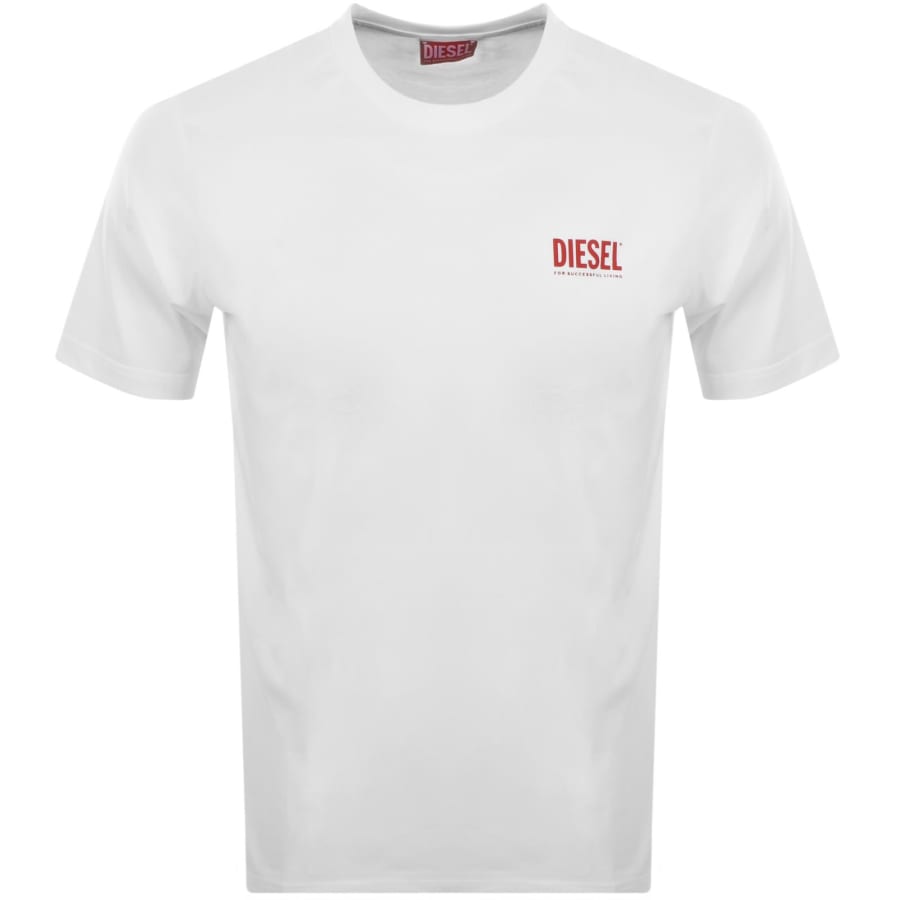 Image number 2 for Diesel T Boxt Bisk T Shirt White