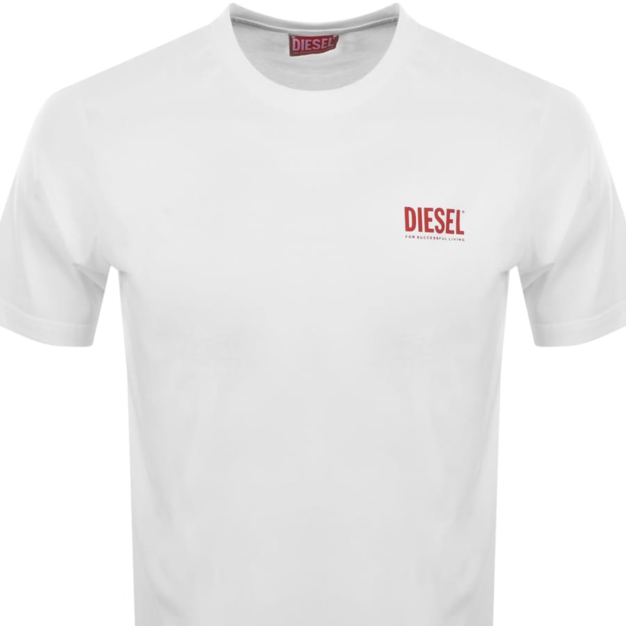 Image number 3 for Diesel T Boxt Bisk T Shirt White