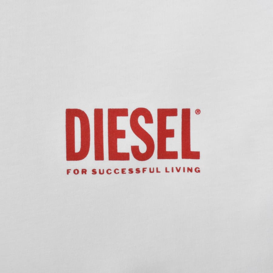 Image number 4 for Diesel T Boxt Bisk T Shirt White