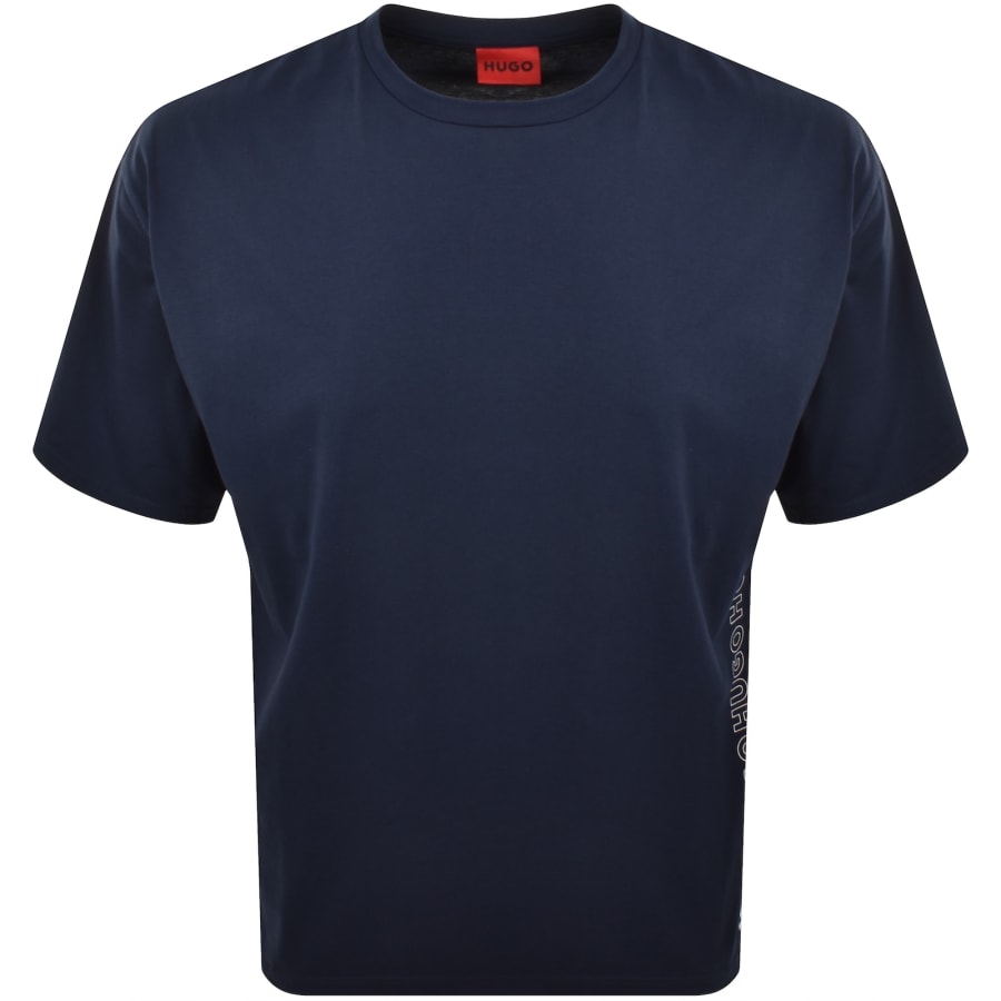 Image number 1 for HUGO Tiki Beach T Shirt Navy
