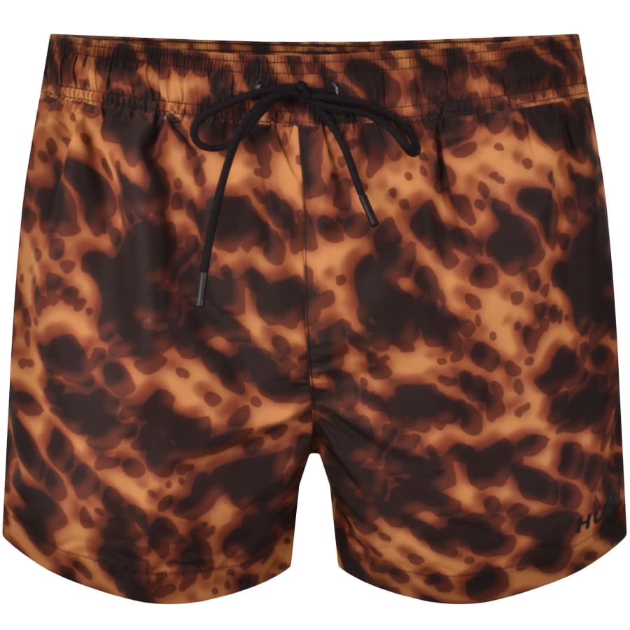 Image number 1 for HUGO Kaleo Swim Shorts Black