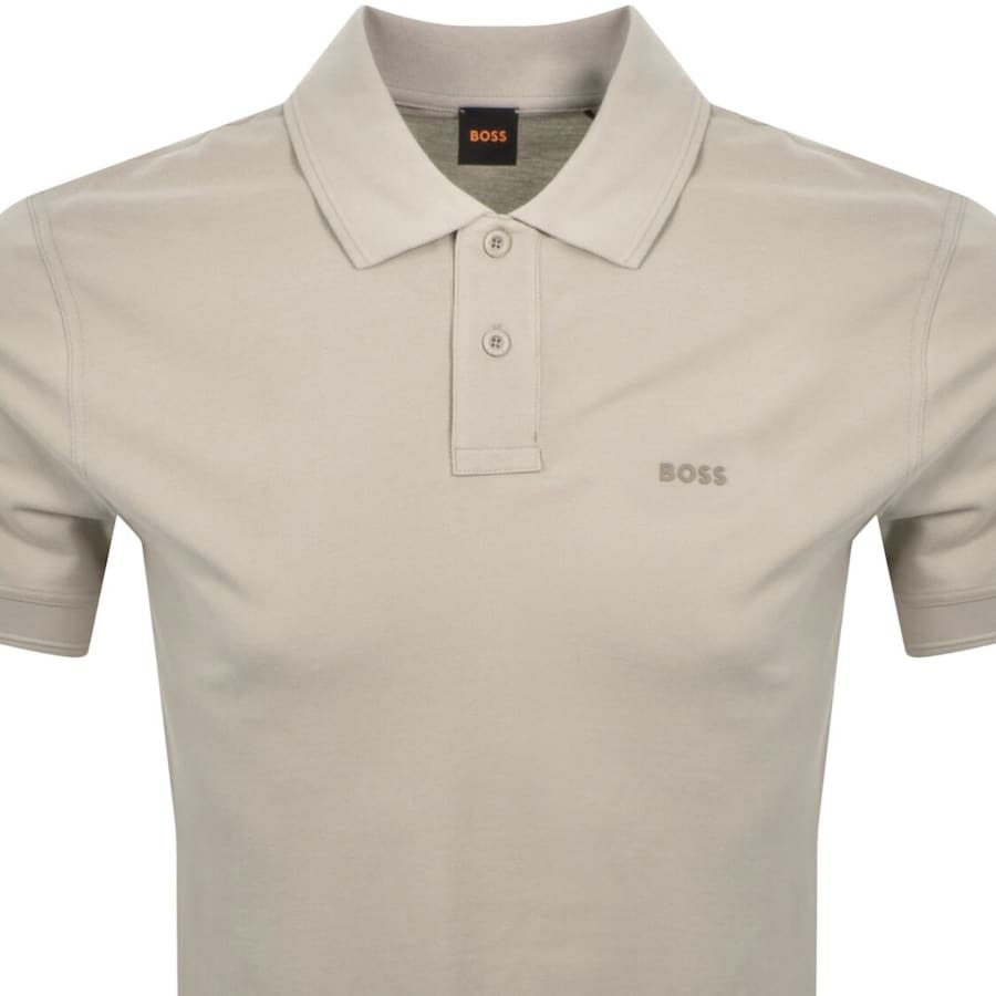 Image number 2 for BOSS Prime Polo T Shirt Grey