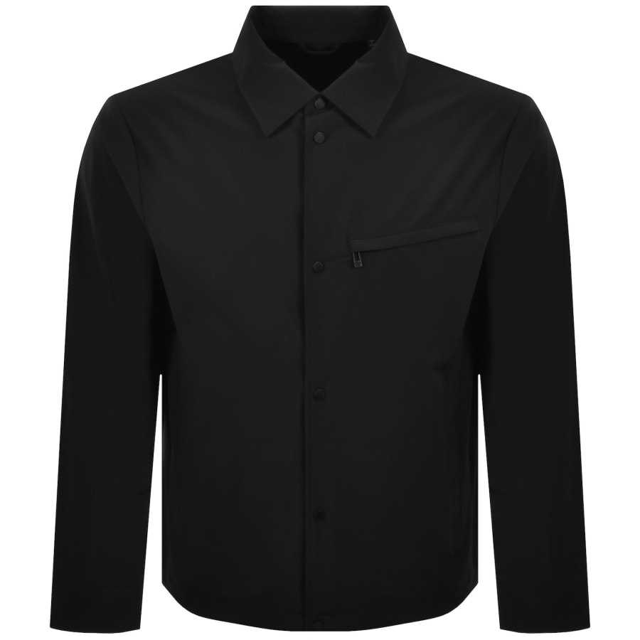 Image number 1 for Armani Exchange Nylon Overshirt Black