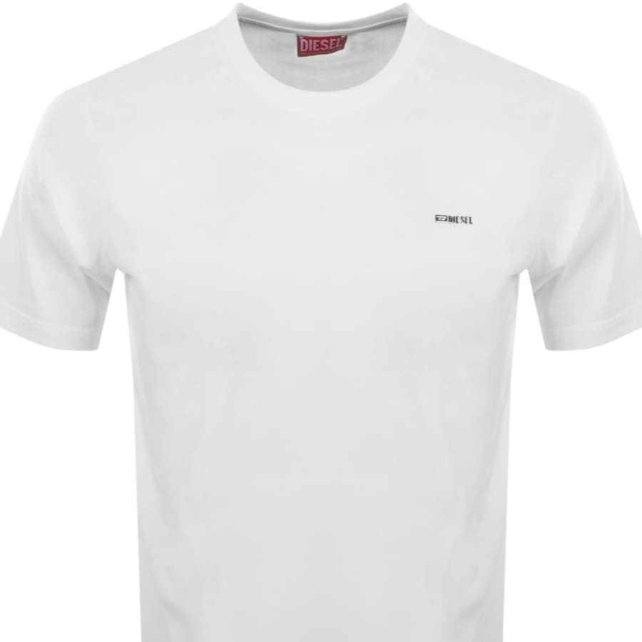 Image number 2 for Diesel T Adjust Met T Shirt White