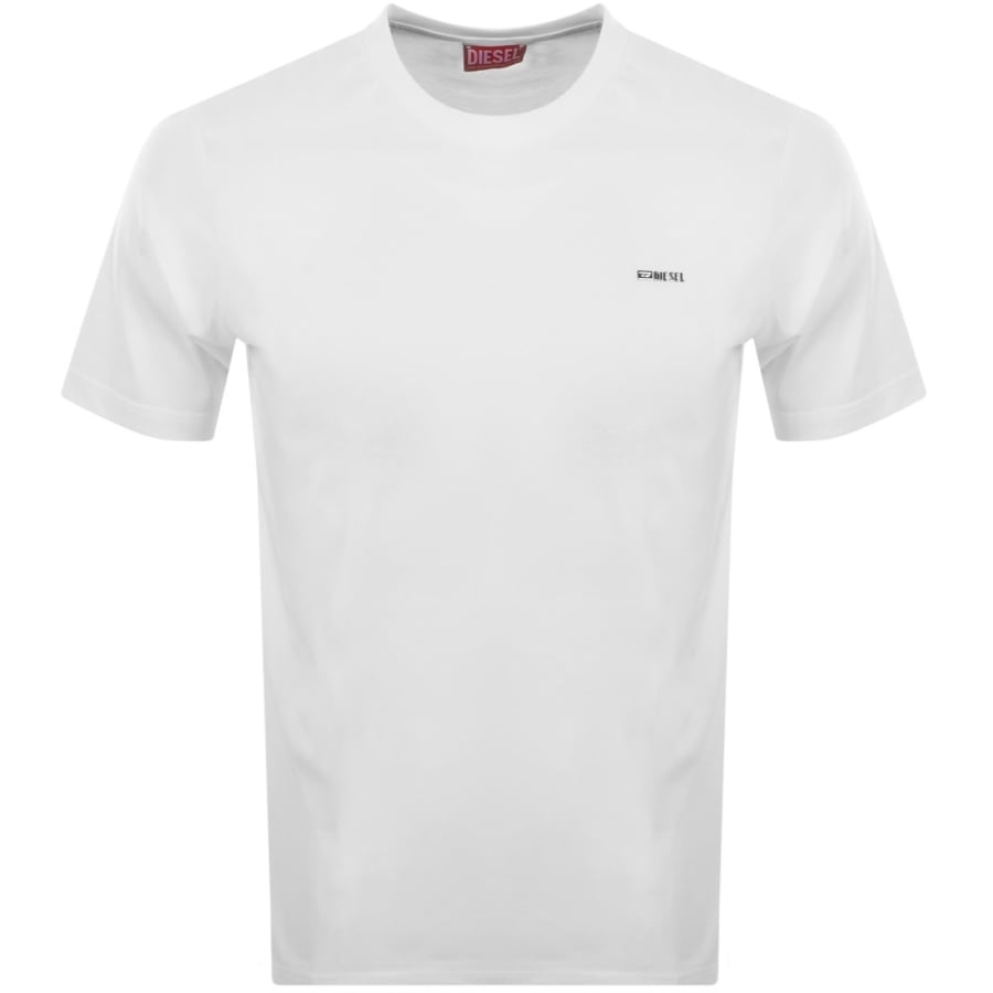 Image number 1 for Diesel T Adjust Met T Shirt White