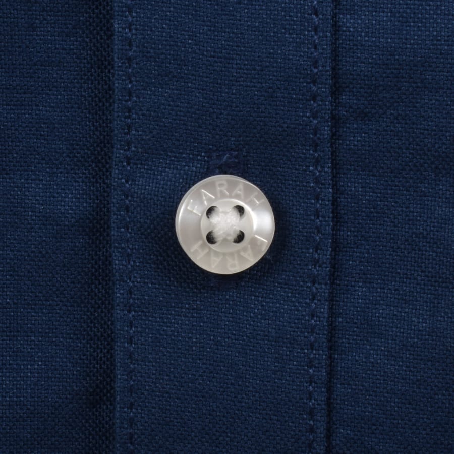 Image number 4 for Farah Brewer Short Sleeve Shirt Aegean Blue