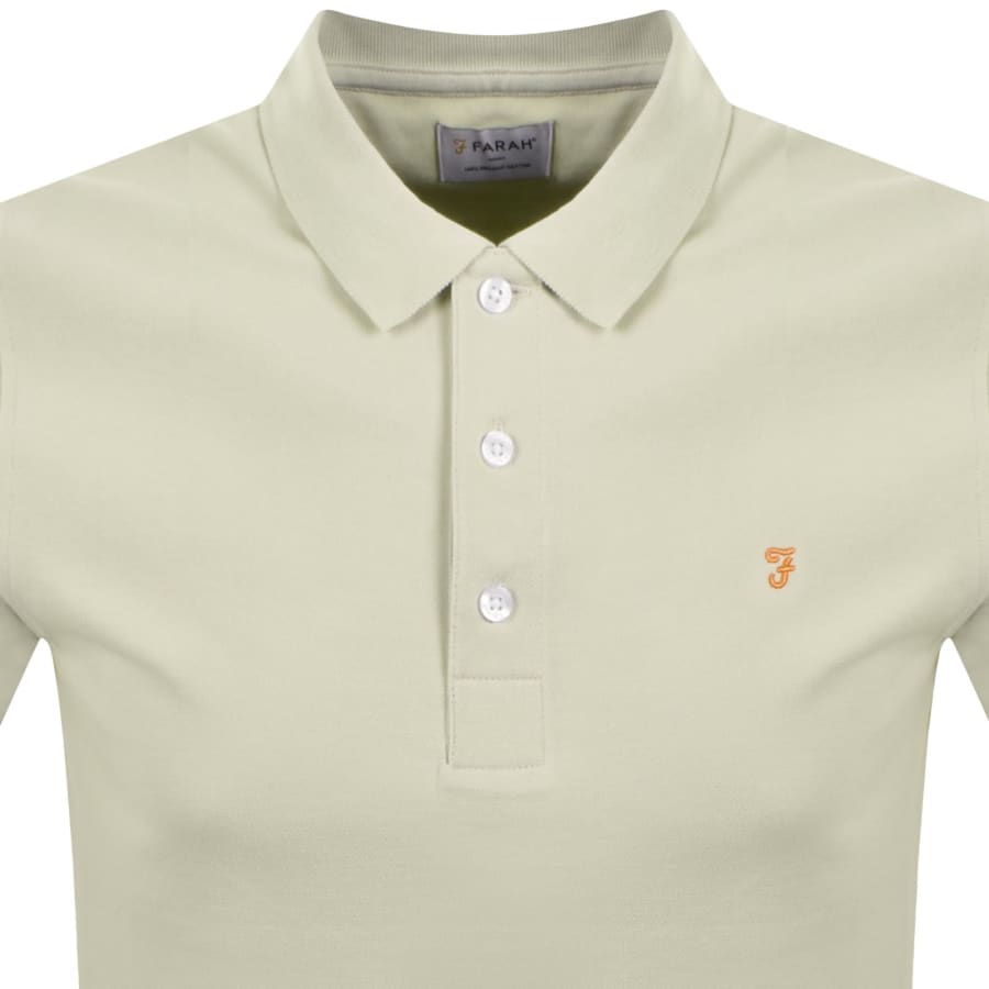 Image number 2 for Farah Blanes Polo T Shirt Soft Green