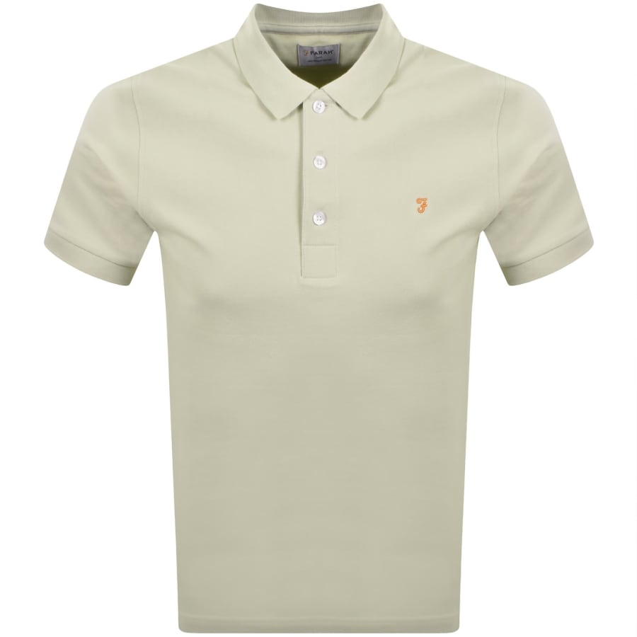 Image number 1 for Farah Blanes Polo T Shirt Soft Green
