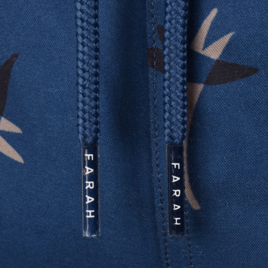 Image number 5 for Farah Colbert Arrow Print Swim Shorts Blue