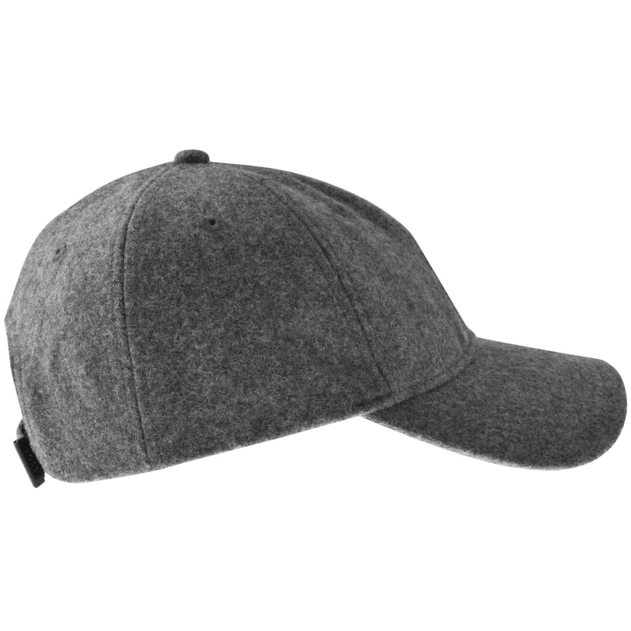 Image number 2 for BOSS Derrel Wool Cap Dark Grey