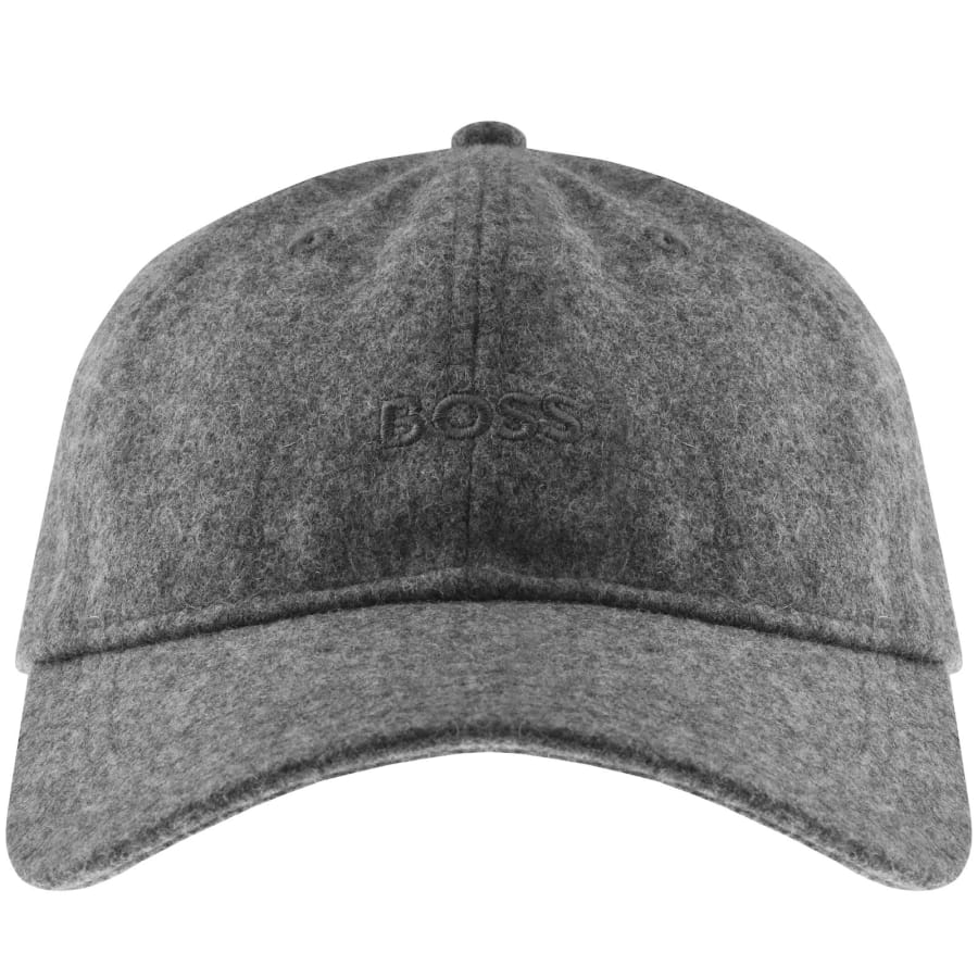 Image number 1 for BOSS Derrel Wool Cap Dark Grey