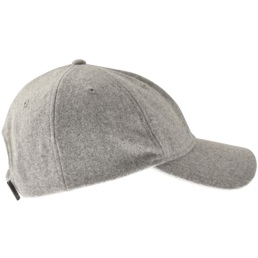Image number 2 for BOSS Derrel Wool Cap Light Grey