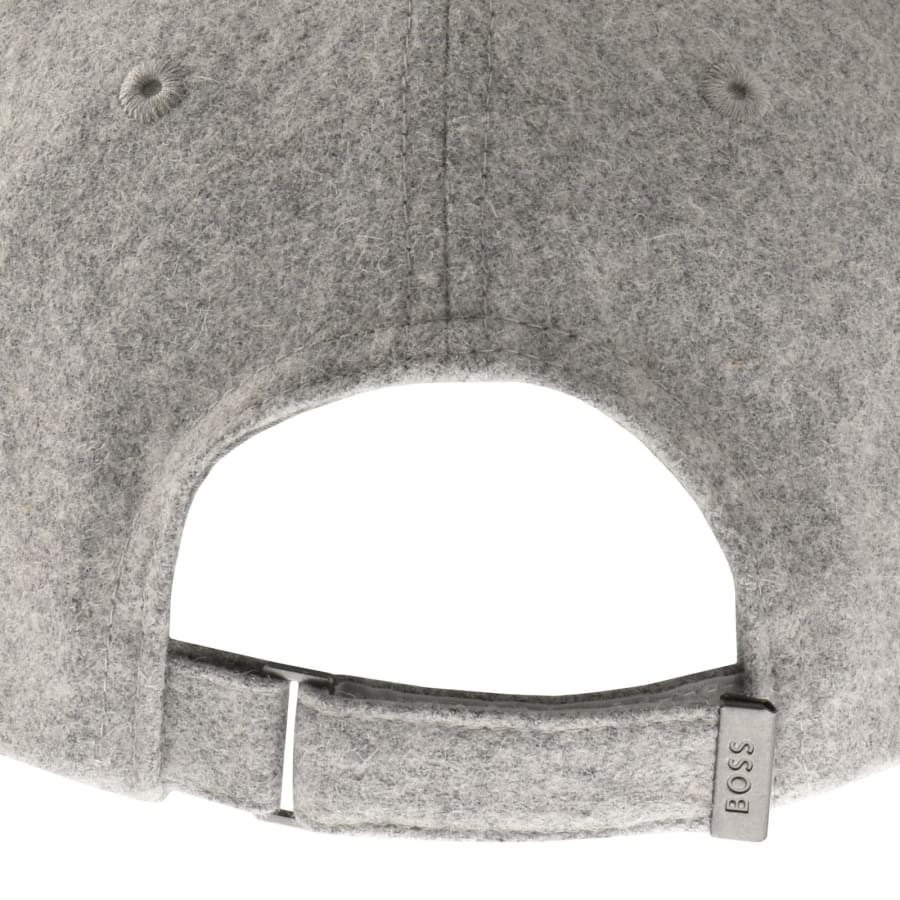 Image number 3 for BOSS Derrel Wool Cap Light Grey