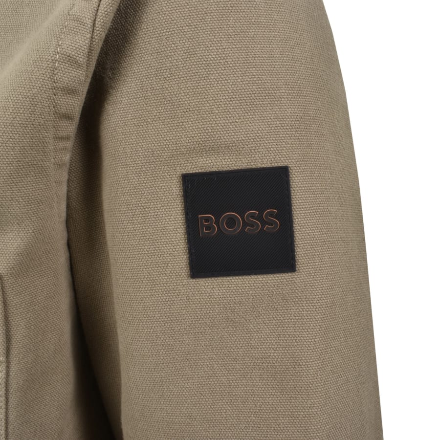 Image number 4 for BOSS Locky 2 Overshirt Khaki
