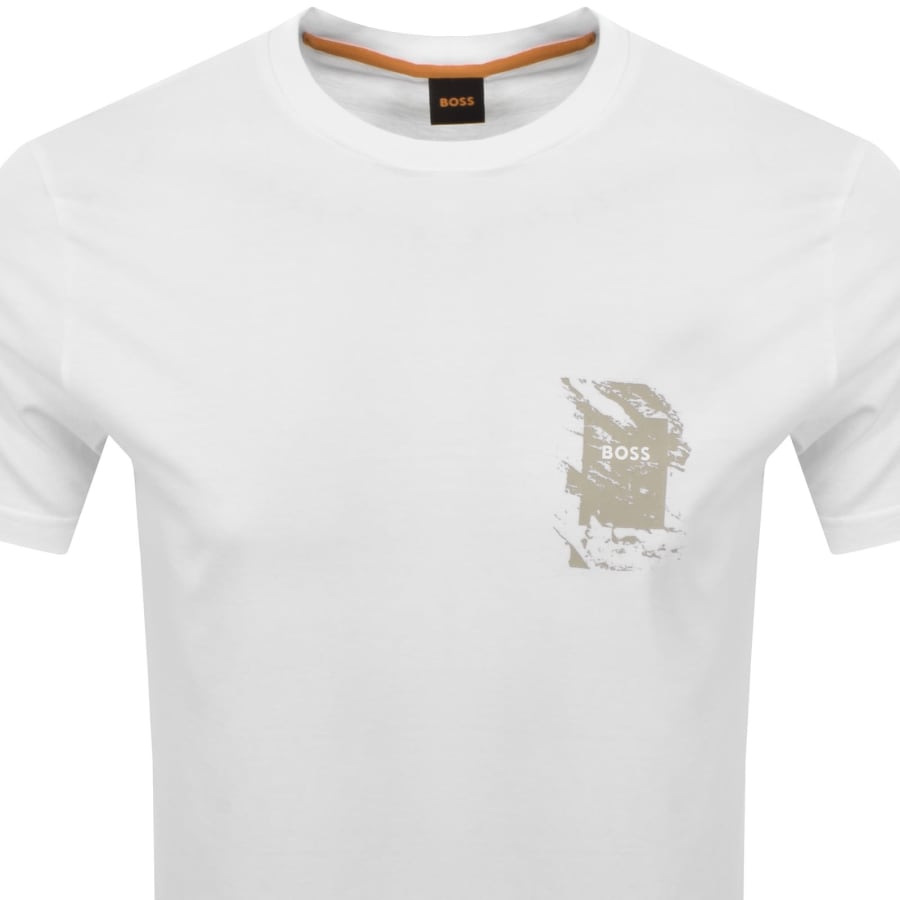 Image number 2 for BOSS Te Sculpture T Shirt White