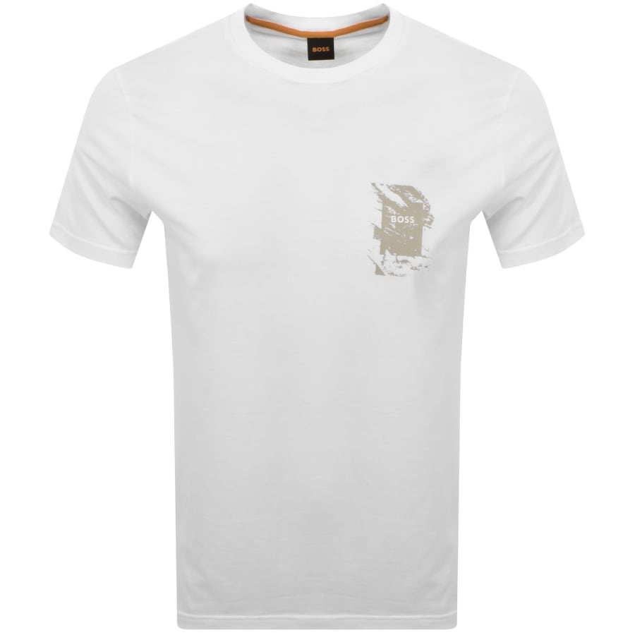 Image number 1 for BOSS Te Sculpture T Shirt White