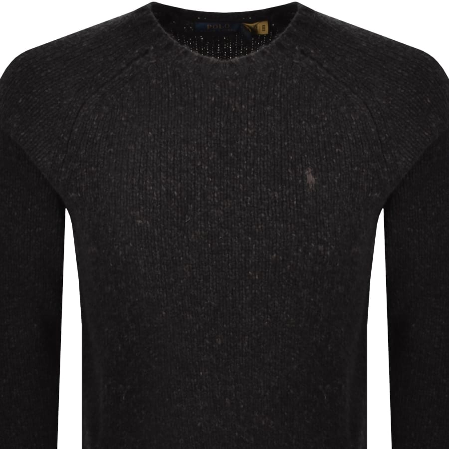 Image number 2 for Ralph Lauren Wool Blend Knit Jumper Grey