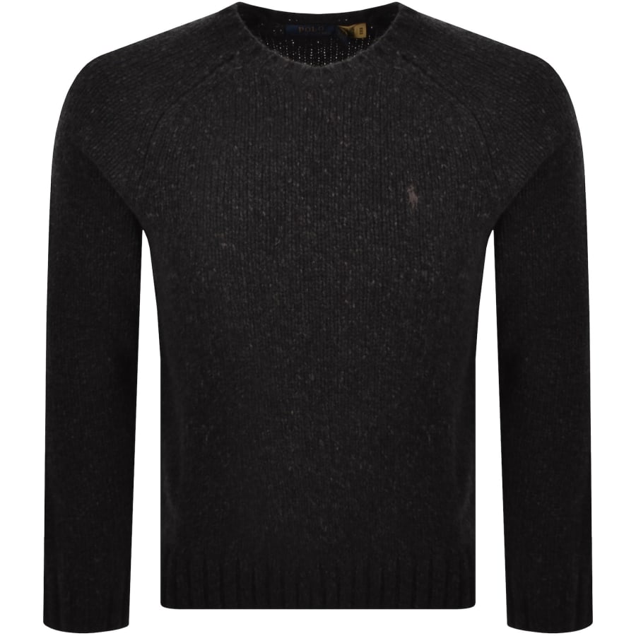 Image number 1 for Ralph Lauren Wool Blend Knit Jumper Grey