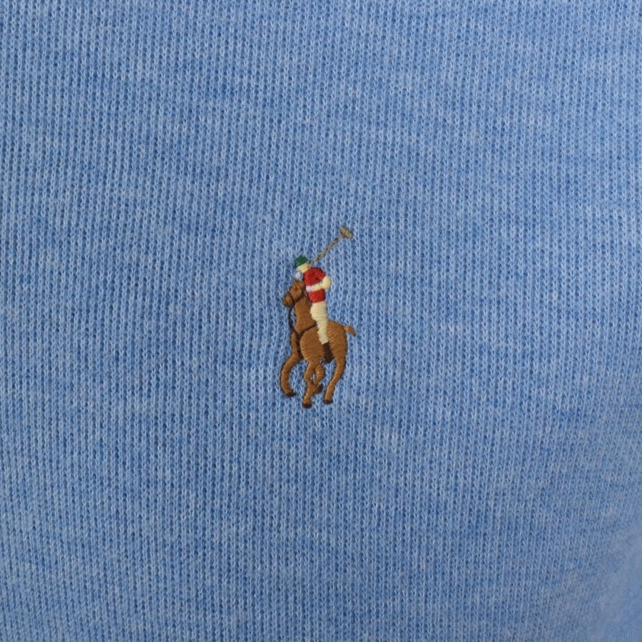 Image number 3 for Ralph Lauren Half Zip Sweatshirt Blue