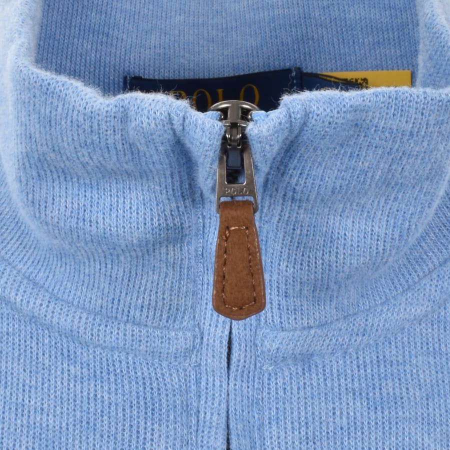 Image number 4 for Ralph Lauren Half Zip Sweatshirt Blue