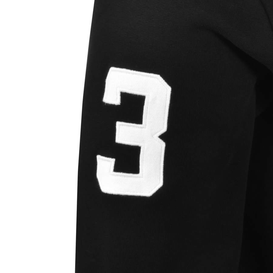 Image number 5 for Ralph Lauren Embroidered Logo Hoodie Black