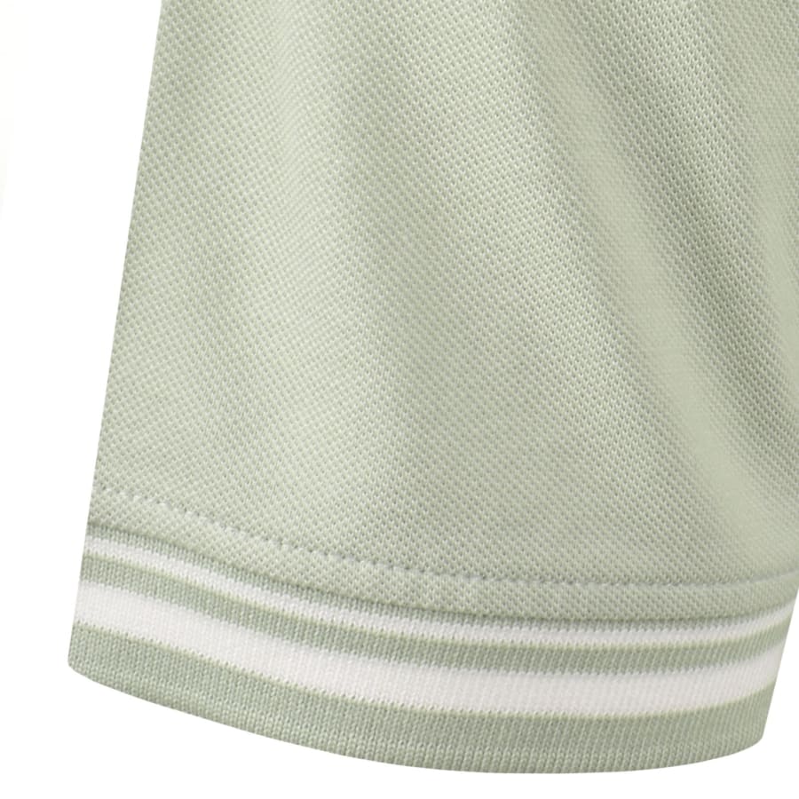 Image number 5 for Tommy Jeans Tipped Polo Shirt Green