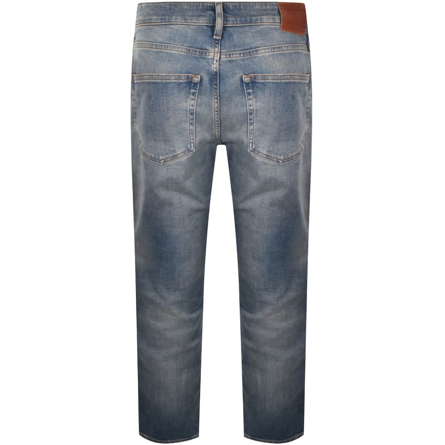 Image number 3 for Tommy Jeans Ryan Slim Fit Straight Jeans Blue