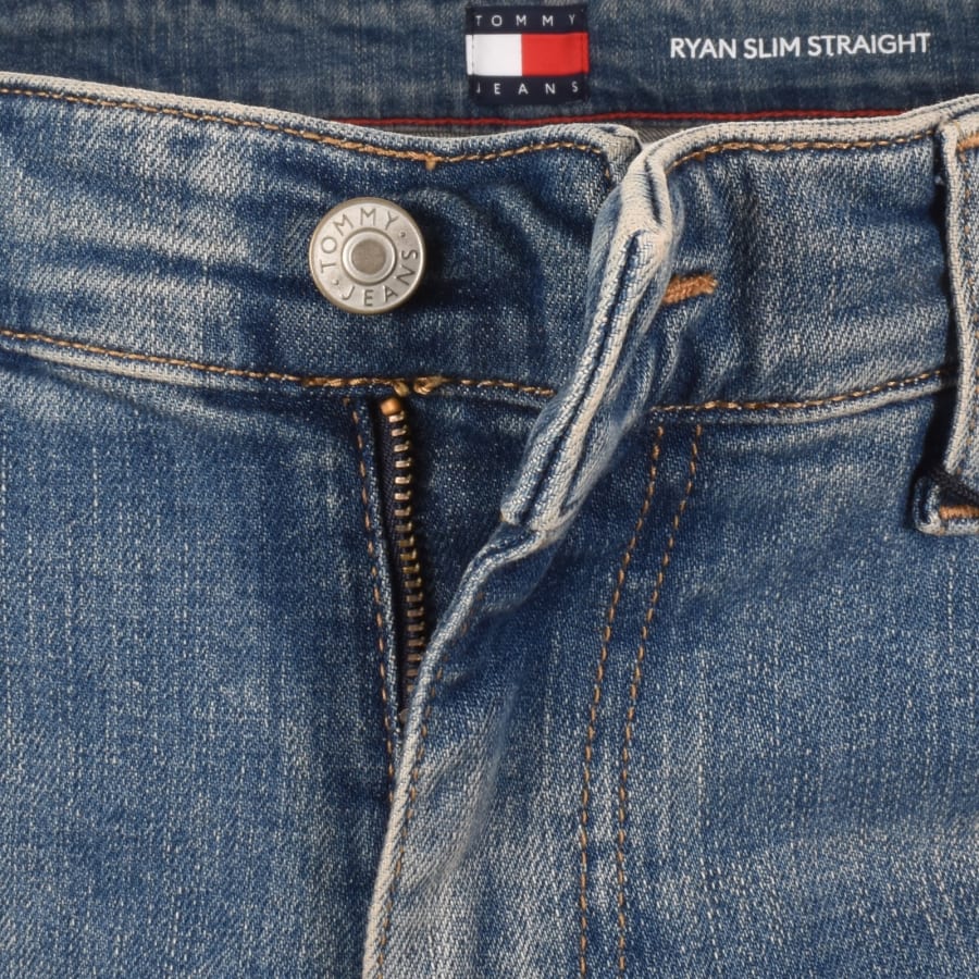 Image number 5 for Tommy Jeans Ryan Slim Fit Straight Jeans Blue