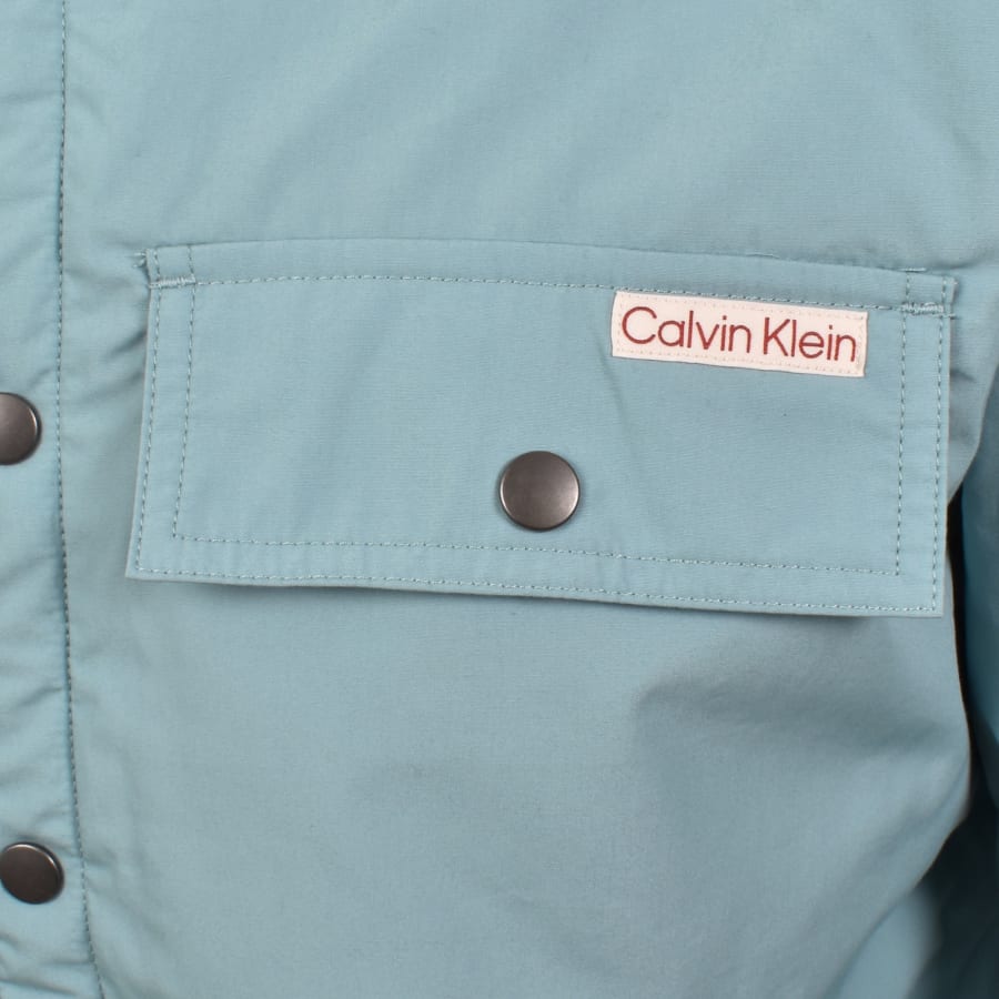 Image number 3 for Calvin Klein Jeans Overshirt Stone Blue