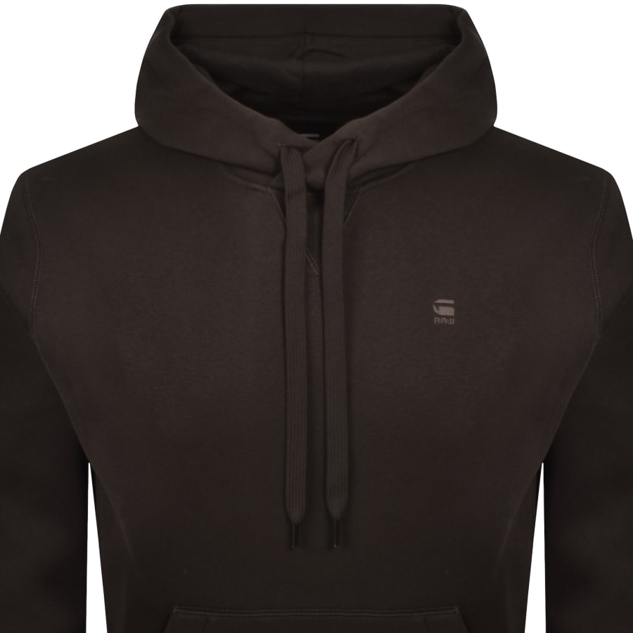 Image number 2 for G-Star Premium Core Hoodie Brown
