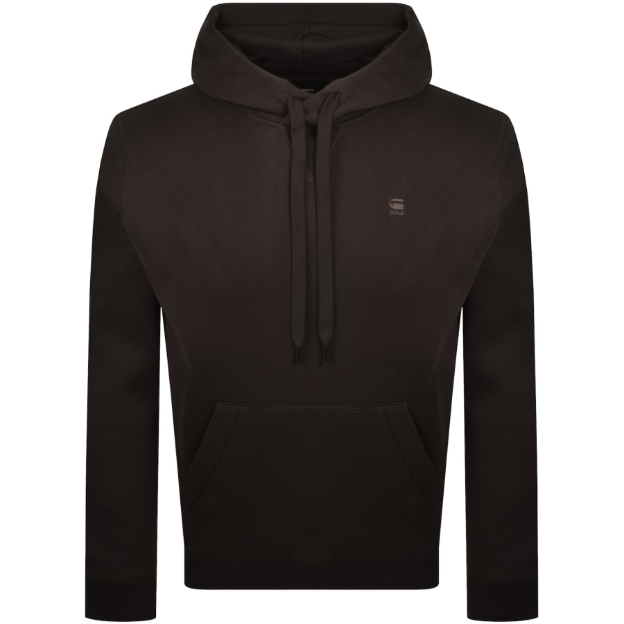 Image number 1 for G-Star Premium Core Hoodie Brown