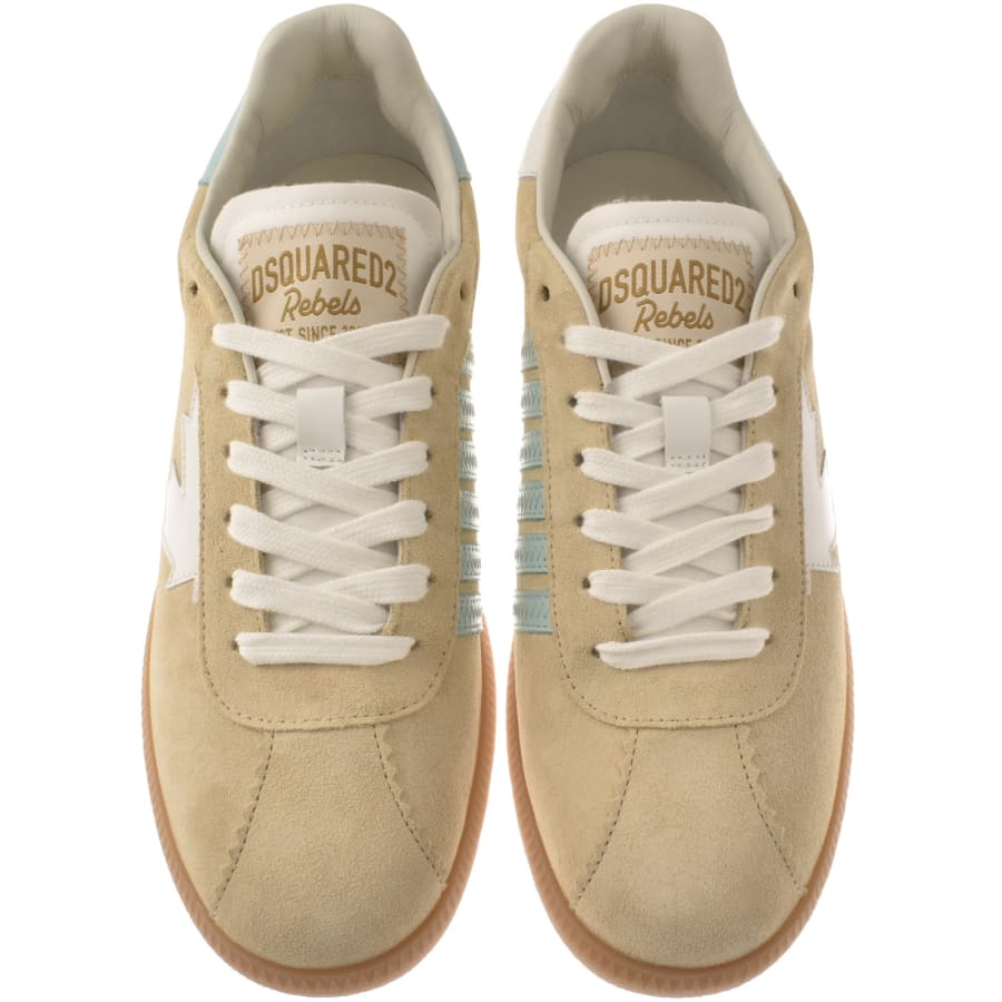 Image number 3 for DSQUARED2 Rebel Trainers Beige